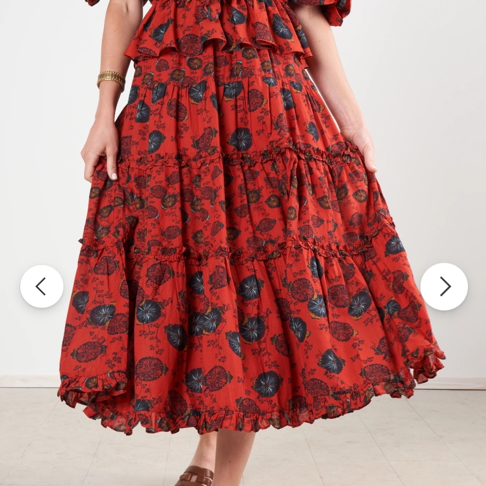 Ulla Johnson Tulia Midi Skirt